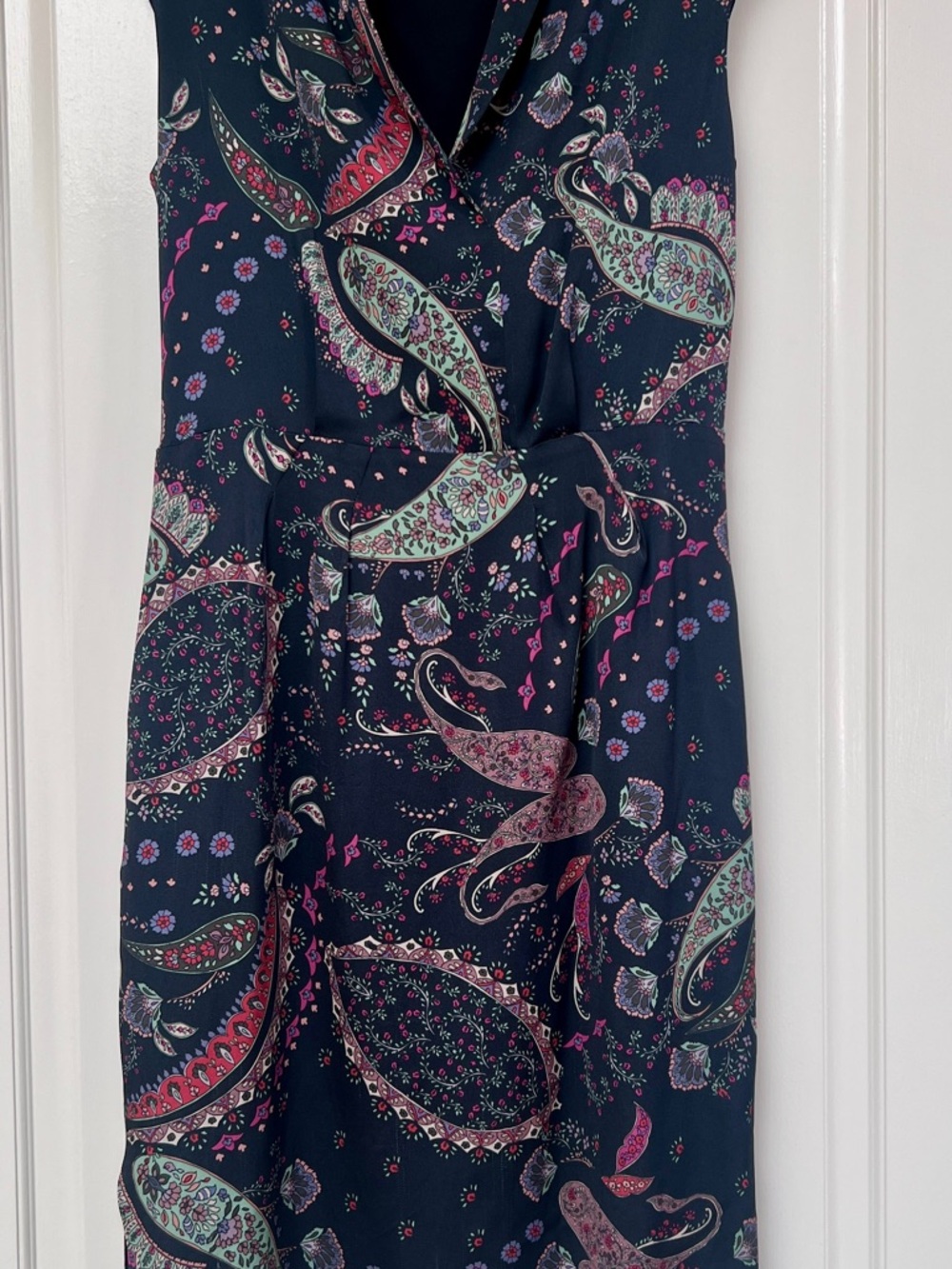 Day-to-Night Paisley Sleeveless Dress